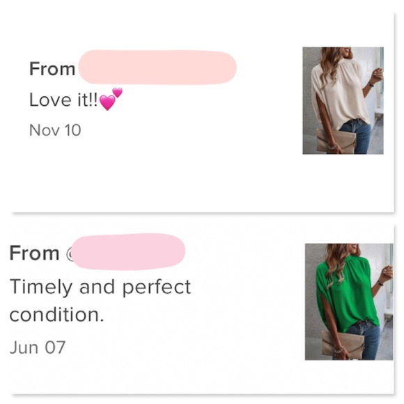 Mint Green Blouse Top Flowy, High Neck - Picture 6 of 11